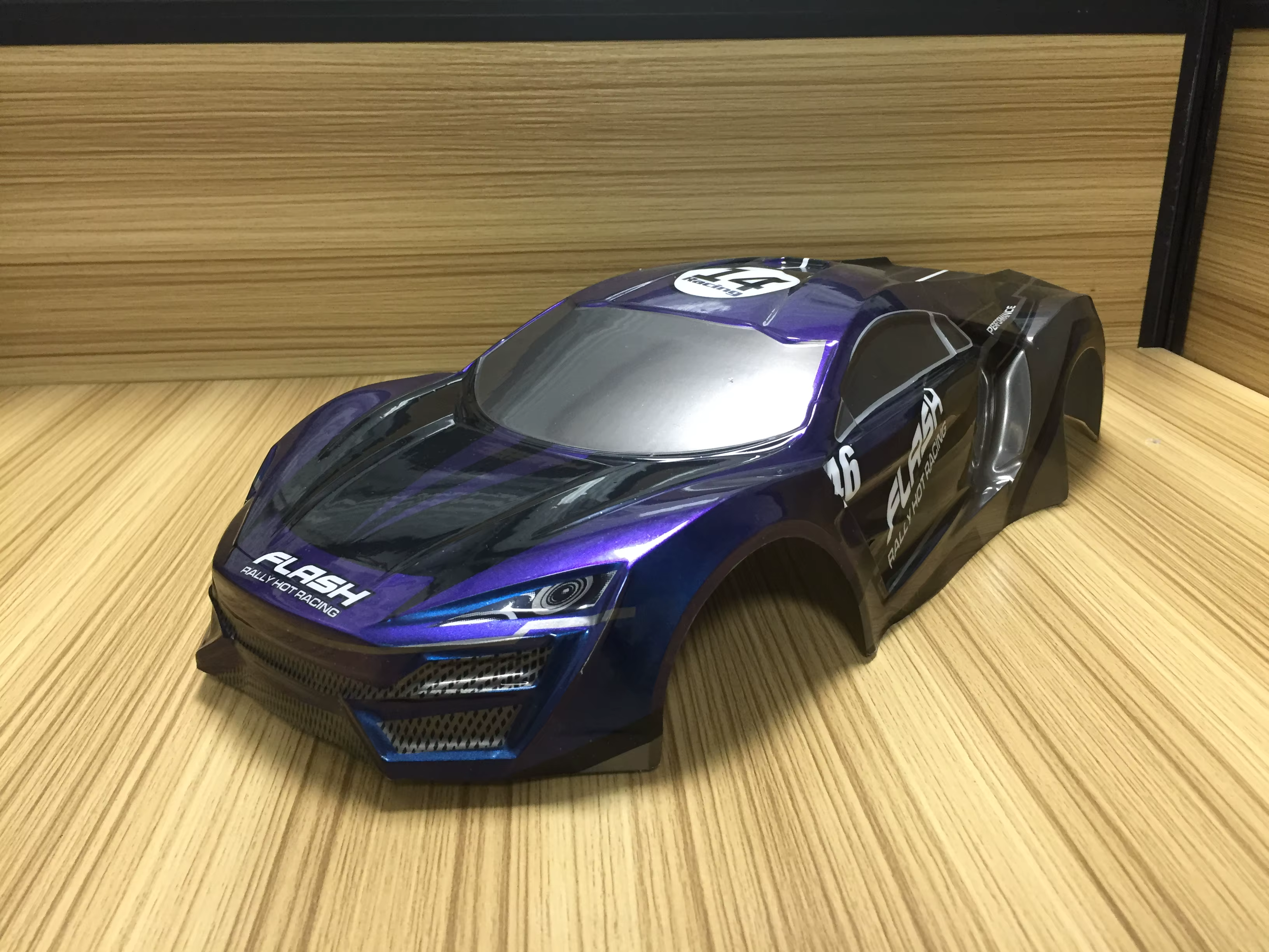 Coque de carrosserie peinte en PVC, 9 styles, accessoires pour voitures de course R/C à échelle 1/10