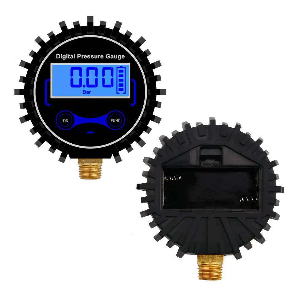 Manomètre numérique de pression d'air pour pneus, manomètre LCD avec LED et lumière LED pour voiture