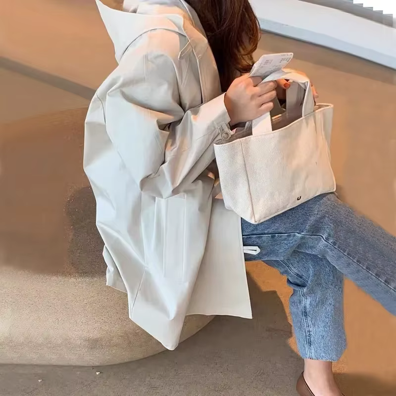 Veste Coupe-Vent à Capuche pour Femme, Manteau à Manches sulf, Nouvelle Mode Printemps-Automne 2024