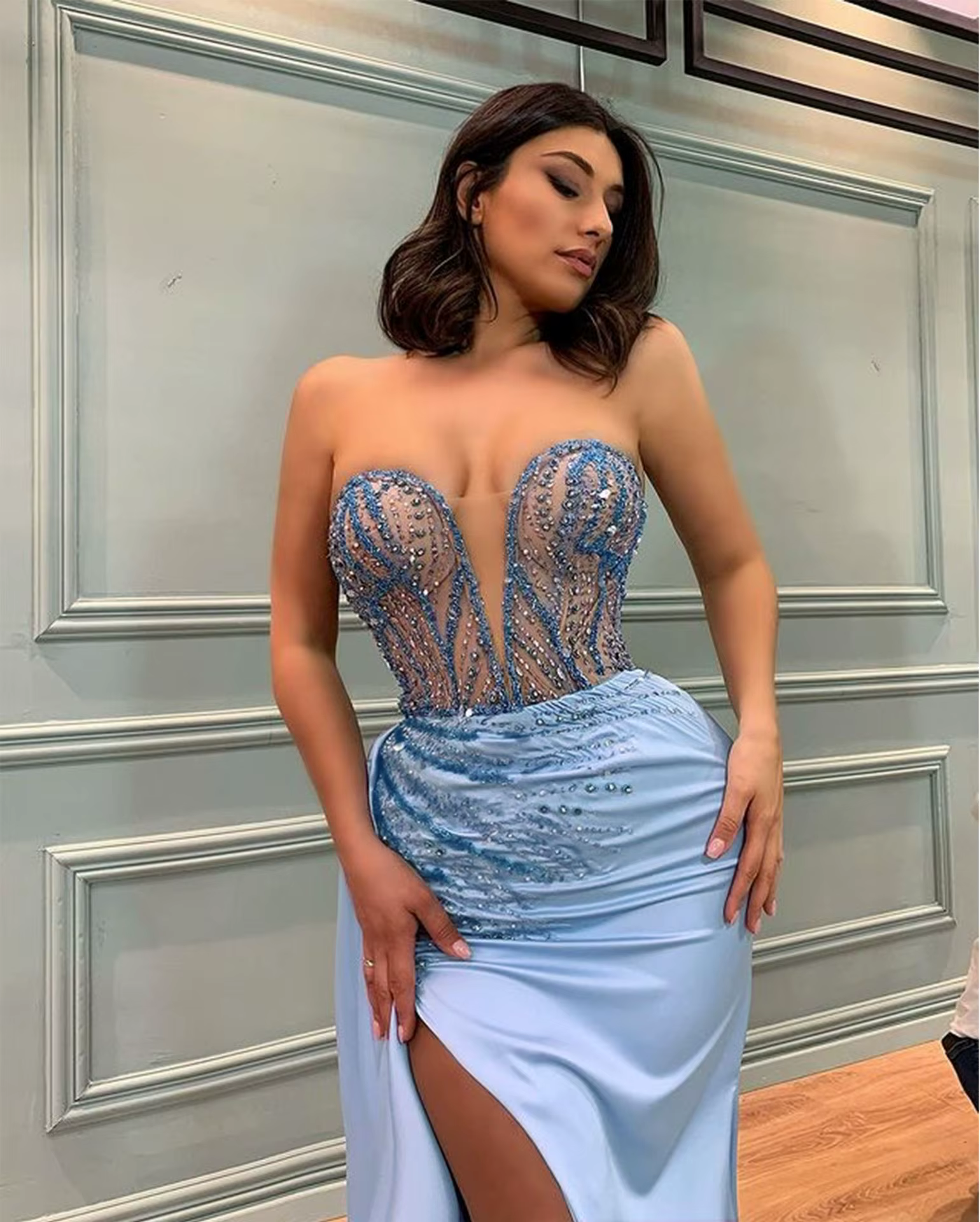 Robe Longue Blanche en Plumes d'Ange pour Femme, Design de Luxe, Élégante, pour Halloween, ixde Noël