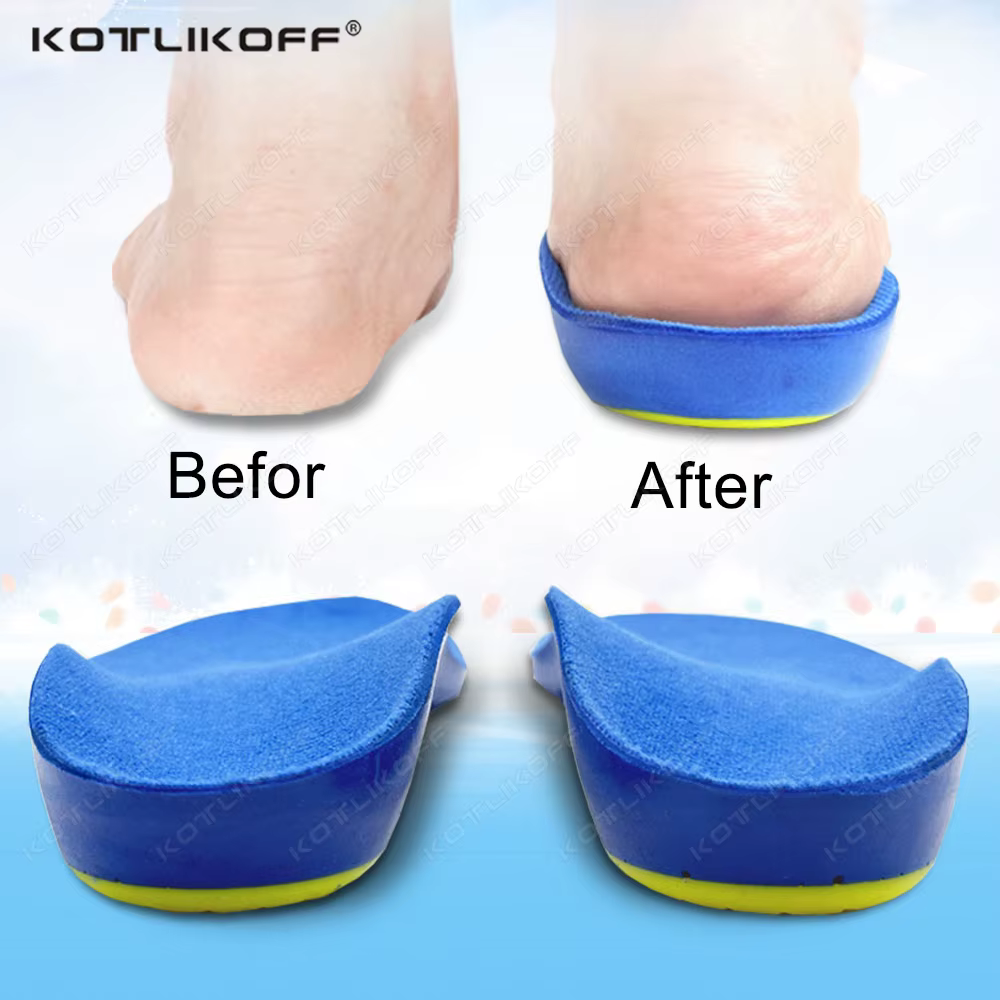 Semelles orthopédiques pour enfants et adultes, Support de voûte plantaire pour pied plat, arc haut,