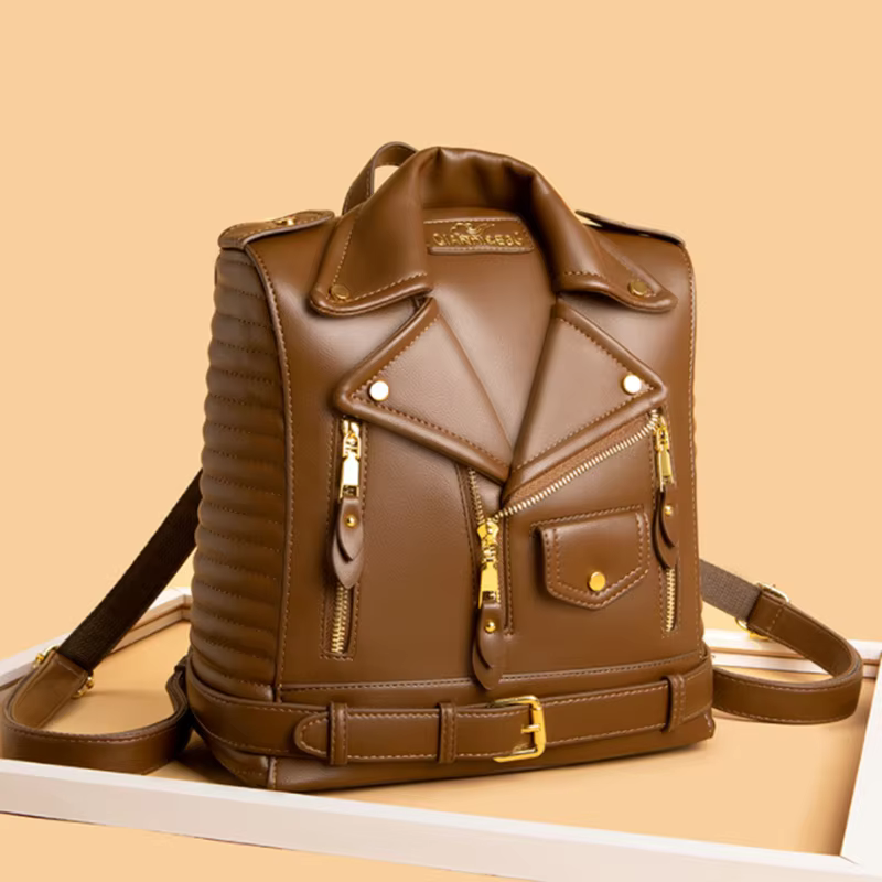 Anti-vol fermeture éclair femmes sac à dos 2026 moto épaule Jecket sac voyage grand sac à dos mode d