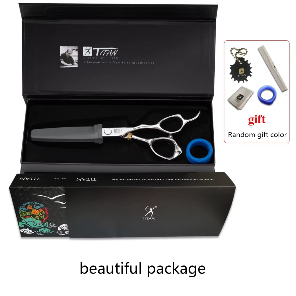 TITAN SCISSORS Ciseaux à cheveux professionnels 5,5 pouces 5,0 pouces