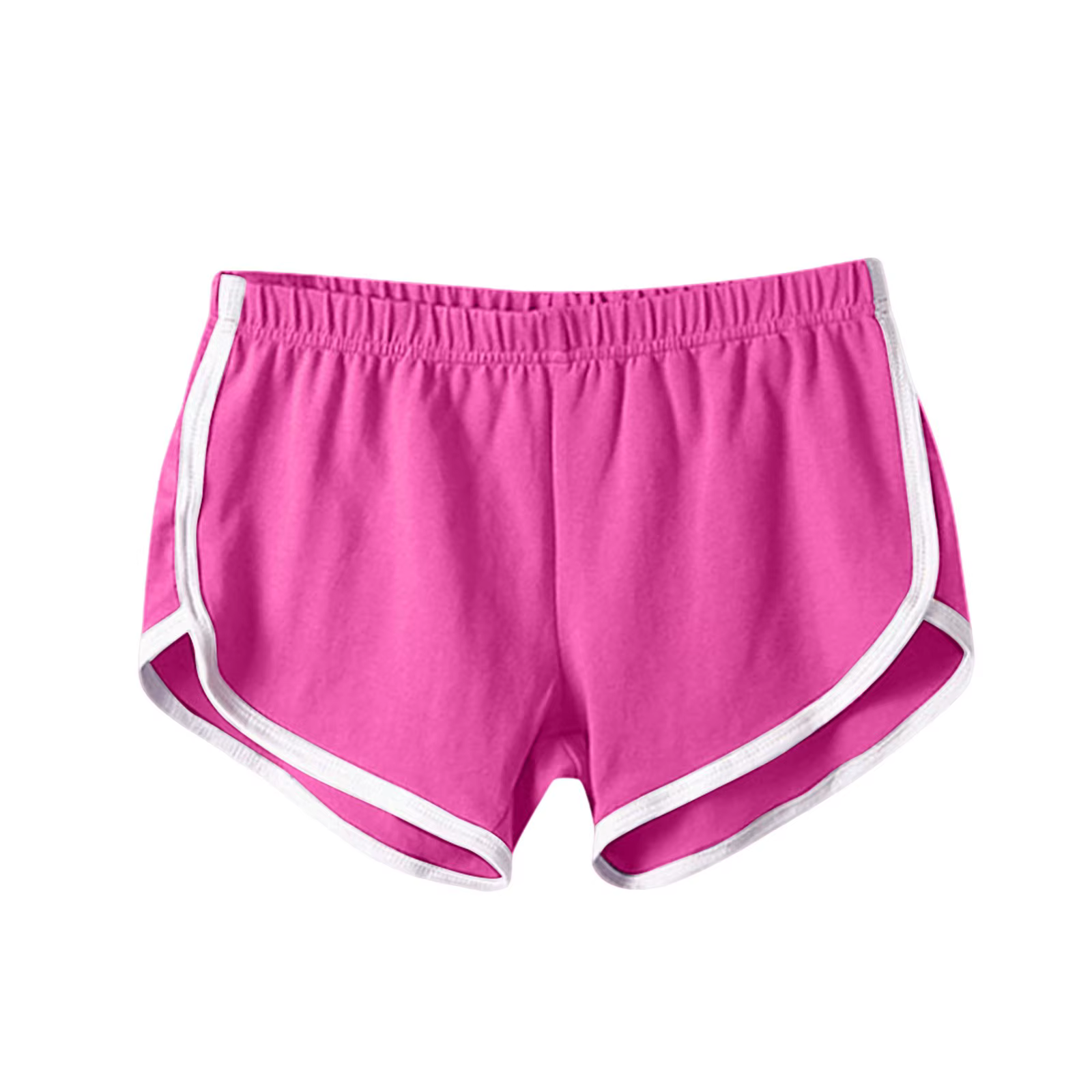 Short de sport pour femmes, couleur bonbon, Anti-vide, slim, décontracté, taille élastique, pantalon