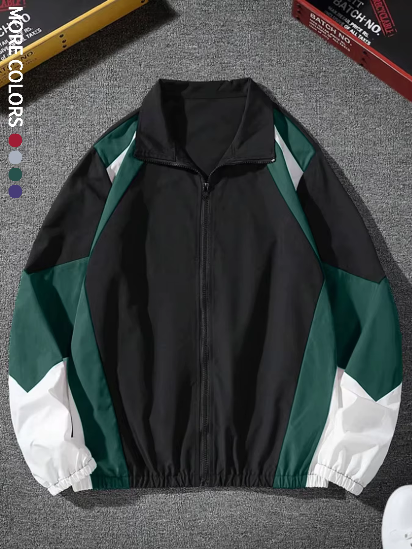 Veste colorée pour hommes, légère, décontractée, voyage, coupe-vent et résistante à l'usure, tissu d