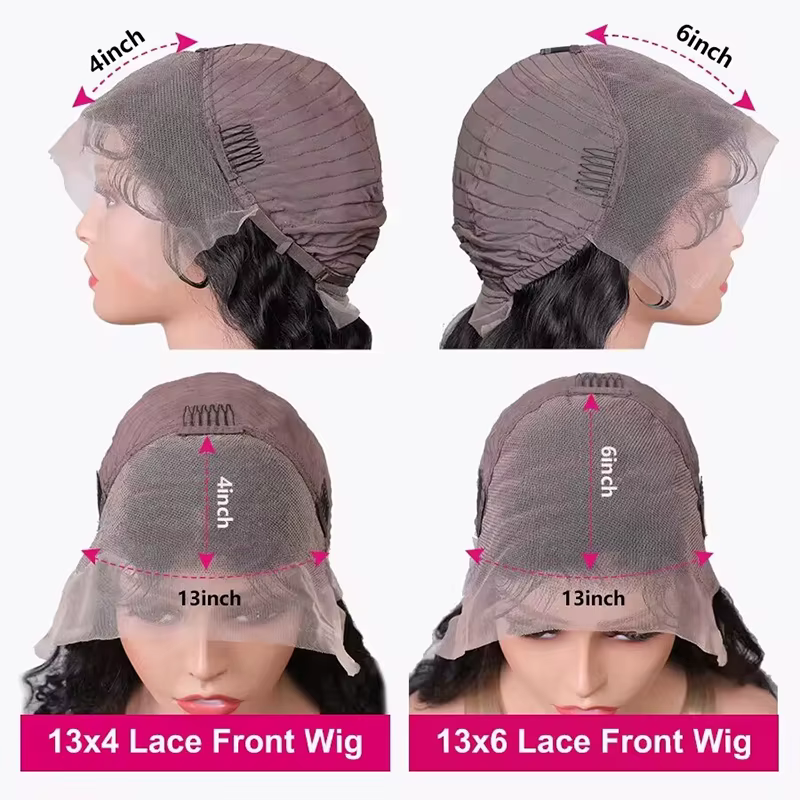 Perruque Lace Front Wig ondulée naturelle, cheveux bouclés, 13x6, pre-plucked, avec baby hair, pour 