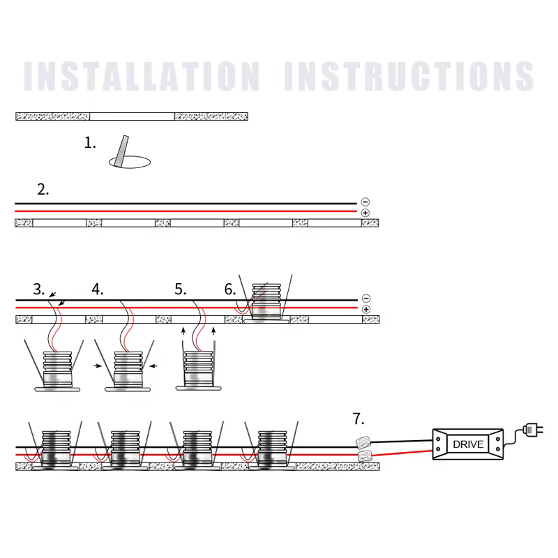 Mini projecteur Led à intensité variable 12V 24V 2W 3W, lumière extérieure étanche IP65, pour maison
