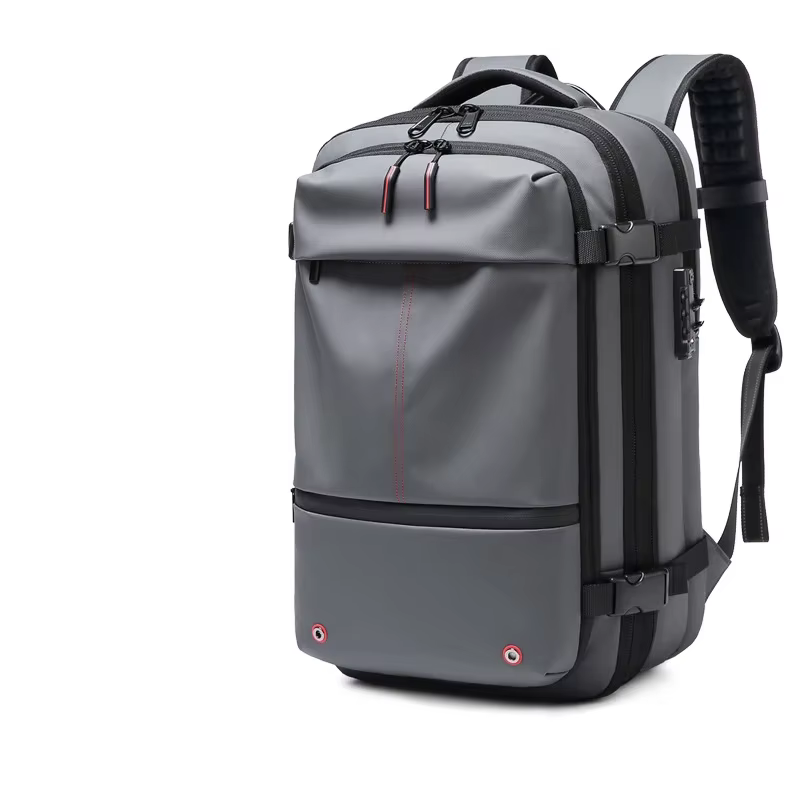 Sac à dos à compression sous vide pour ordinateur portable, sac à dos de voyage pour hommes, grande 