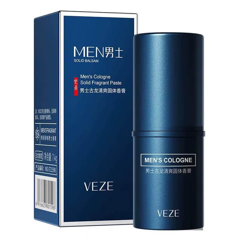 Baume de parfum solide classique pour homme, parfum léger et frais, longue durée, stick de parfum, n