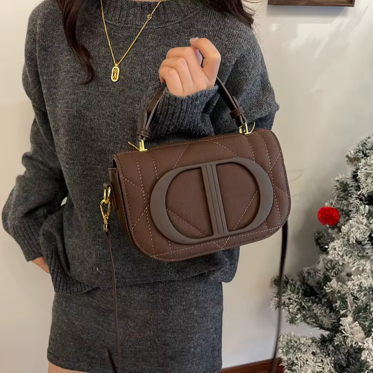Sac à bandoulière élégant de créateur, sac à langer, sac fourre-tout en cuir de luxe pour femme, gra