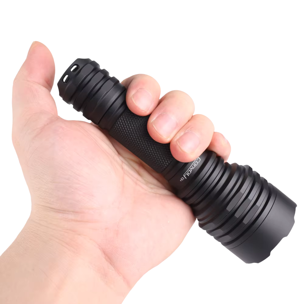 Convoi C8 Plus lampe de poche avec SST20 7135*8 lampe de poche LED 18650 torche 12 groupes Portable