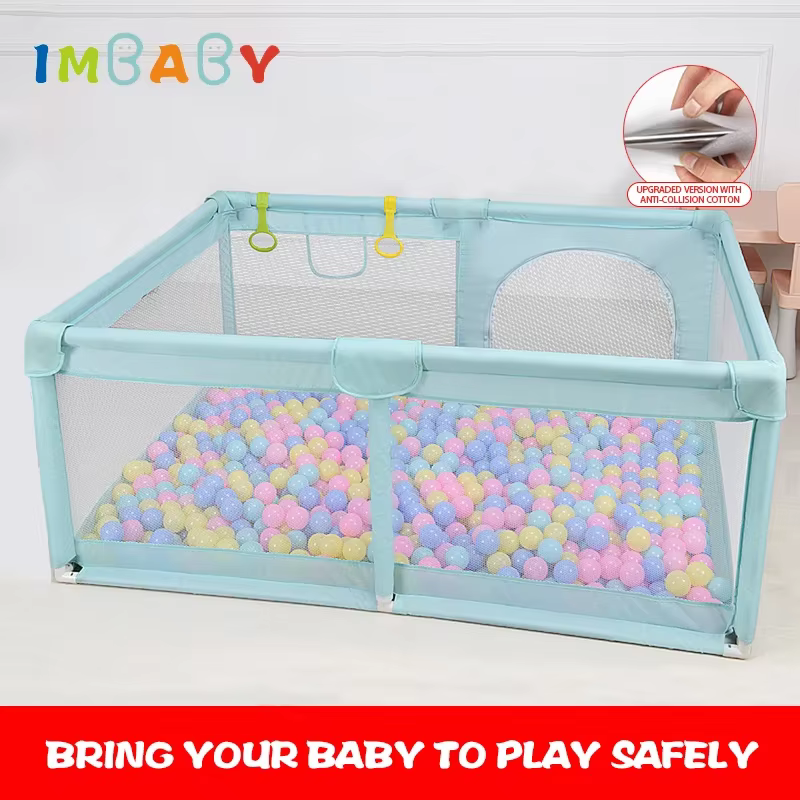 Parc 180x200 pour enfants, barrière de sécurité, clôture, aire de jeux pour tout-petits, éponge Anti