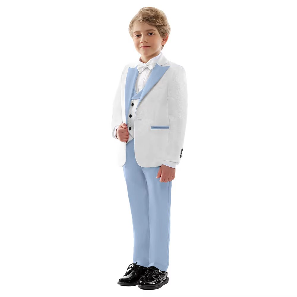 Ensemble de costume Paisley pour garçons de 3 à 14 ans, expédition 24 heures sur 24, costumes formel