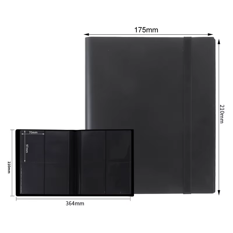 Classeurs de poche pour cartes, capacité 160/360 cartes, pour cartes Pokémon, Yugioh, baseball, foot