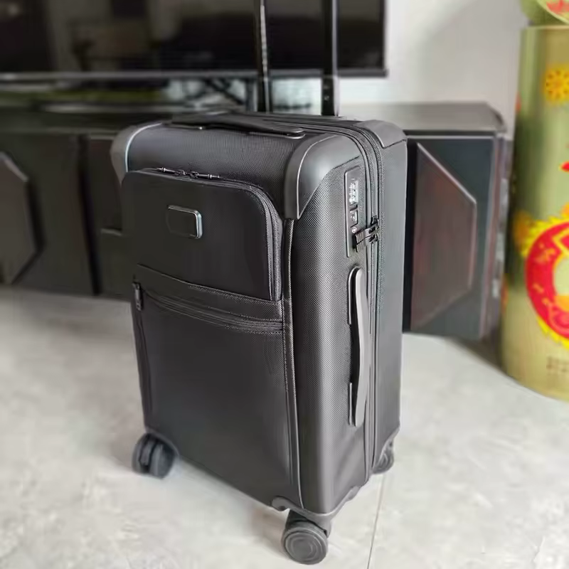 Valise de voyage de luxe en nylon et toile Oxford, bagage cabine avec serrure à code, idéale pour le