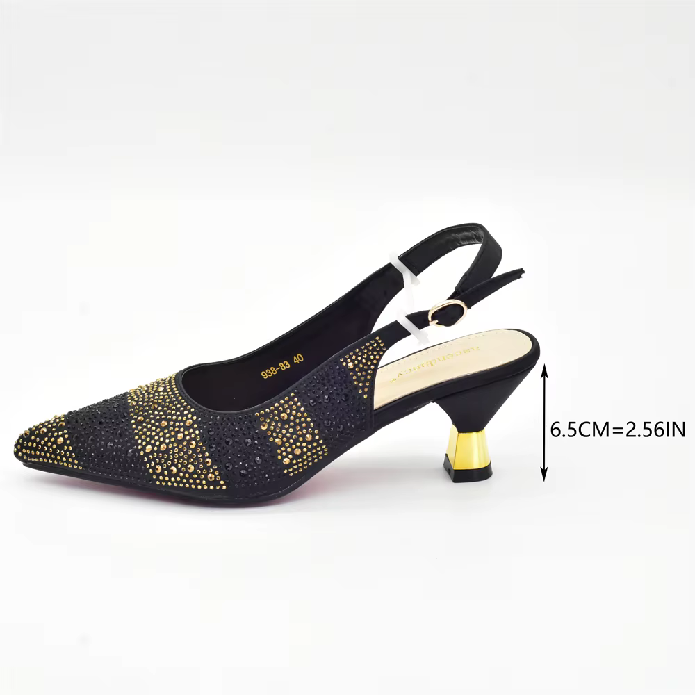 Doershow-Ensembles de chaussures et de sacs italiens, sacs à main en argent de charbon, sacs assorti