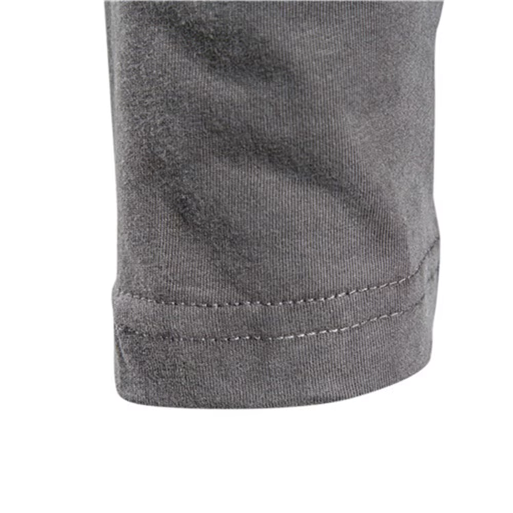 100% Coton t-shirt à manches longues pour hommes T-shirts décontractés pour hommes à printemps solid