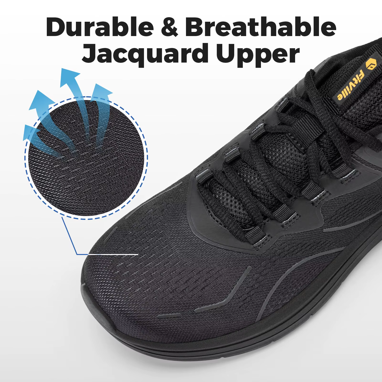 Fittington chaussures de marche pour hommes semelle épaisse sans lacet chaussure hauteur augmentant 