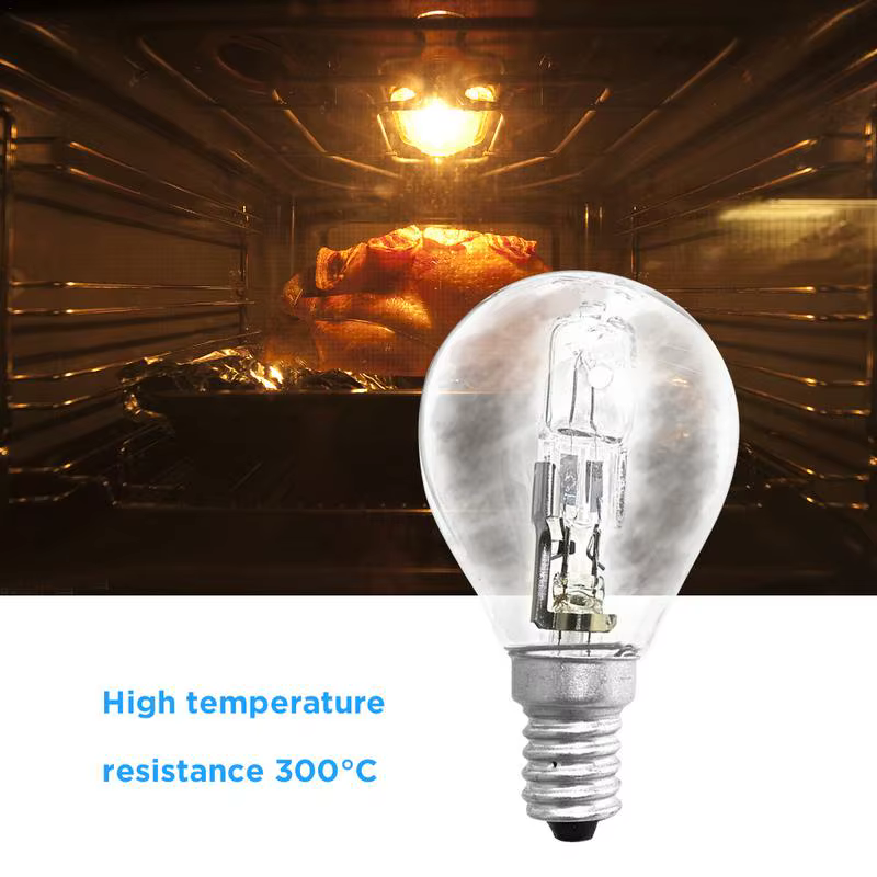 Ampoule halogène P45 42W E14 220V, résistante aux hautes températures, lumière de four à 300 degrés,