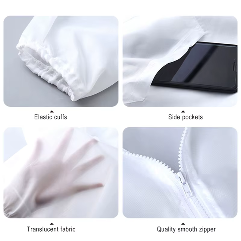 Manteau de Protection solaire respirant à séchage rapide pour femmes et hommes, manteaux légers pour