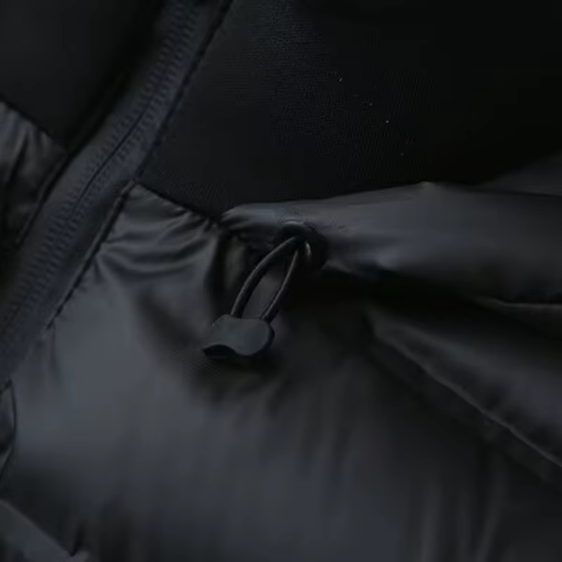 Veste matelassée légère en coton à capuche pour femme, style patchwork décontracté, idéale pour l'au
