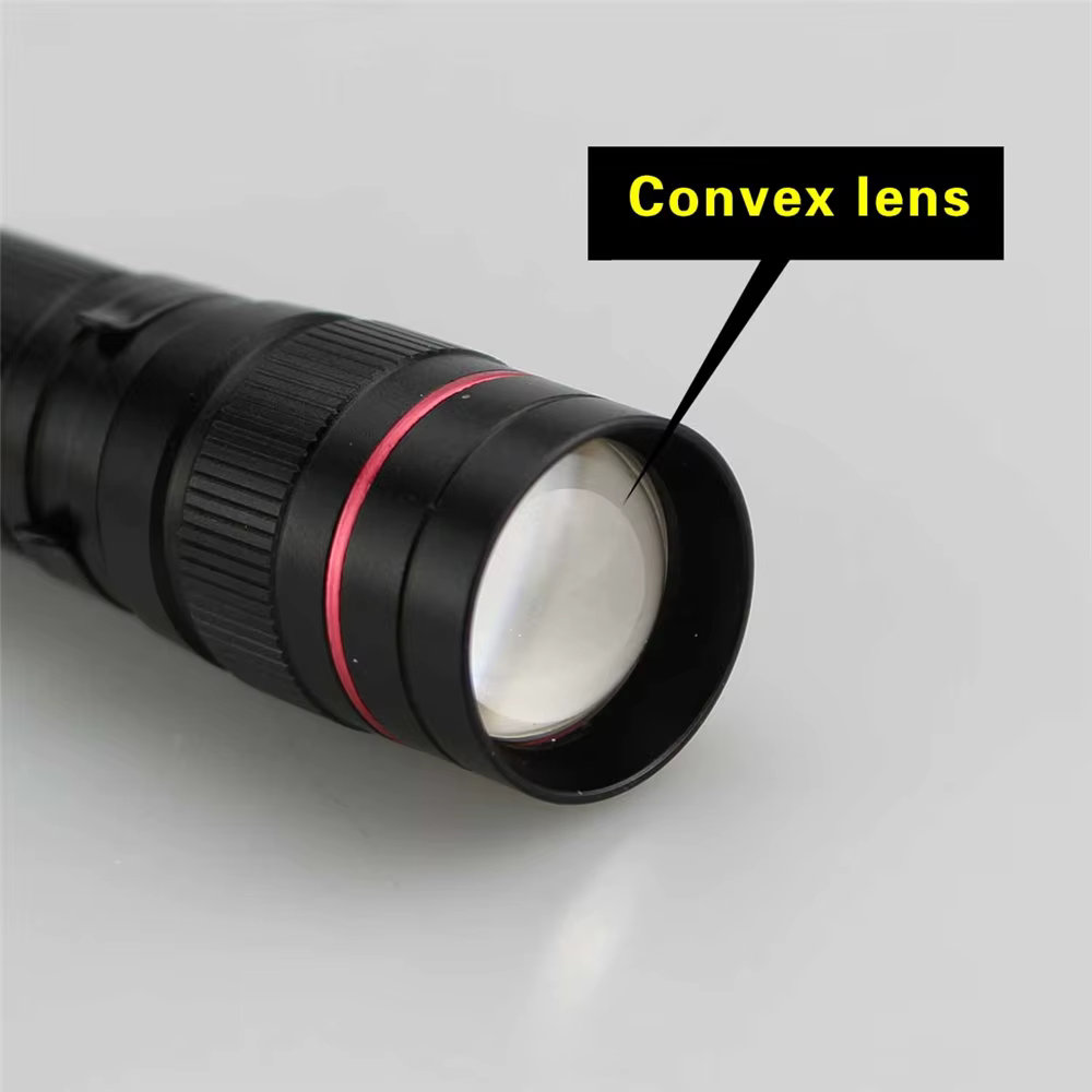 Mini lampe de poche LED Q5, Zoom réglable, torche Portable, 3 Modes, étanche, pour Camping en plein 