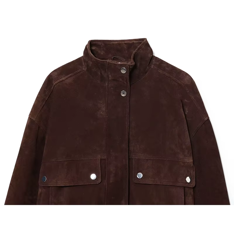 Vestes d'automne pour femmes, nouvelle mode, grande poche, élégantes, amples et chaudes, manteaux Ch