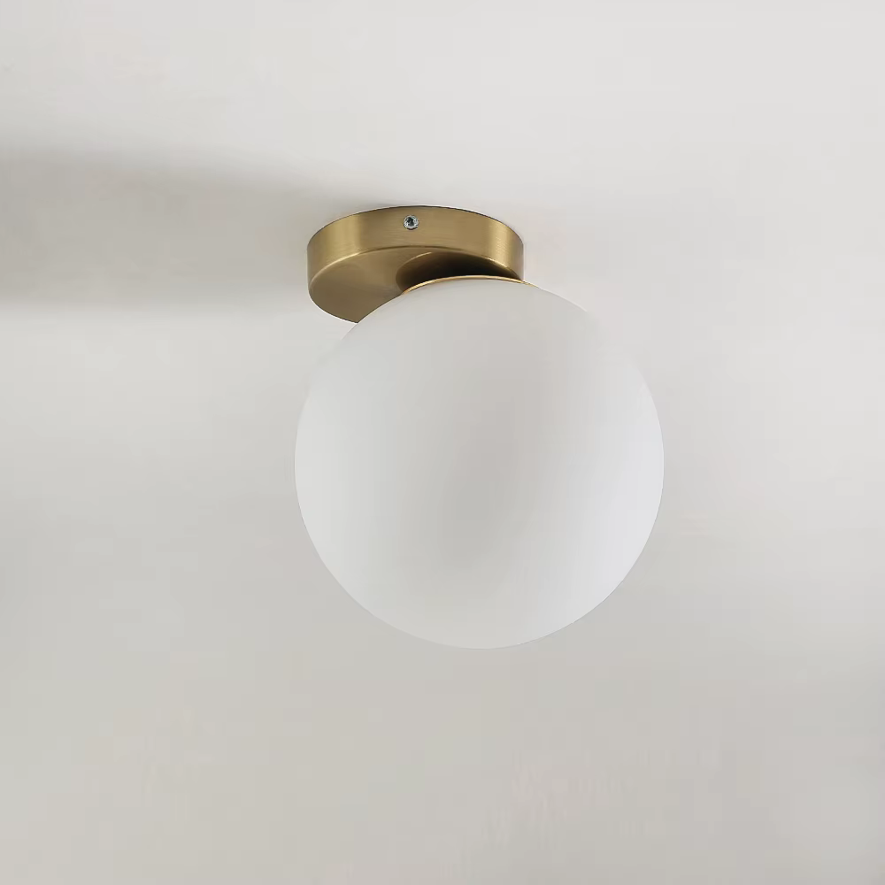 Applique murale moderne boule de verre de luxe or non aligné boule applique salon chambre chevet esc
