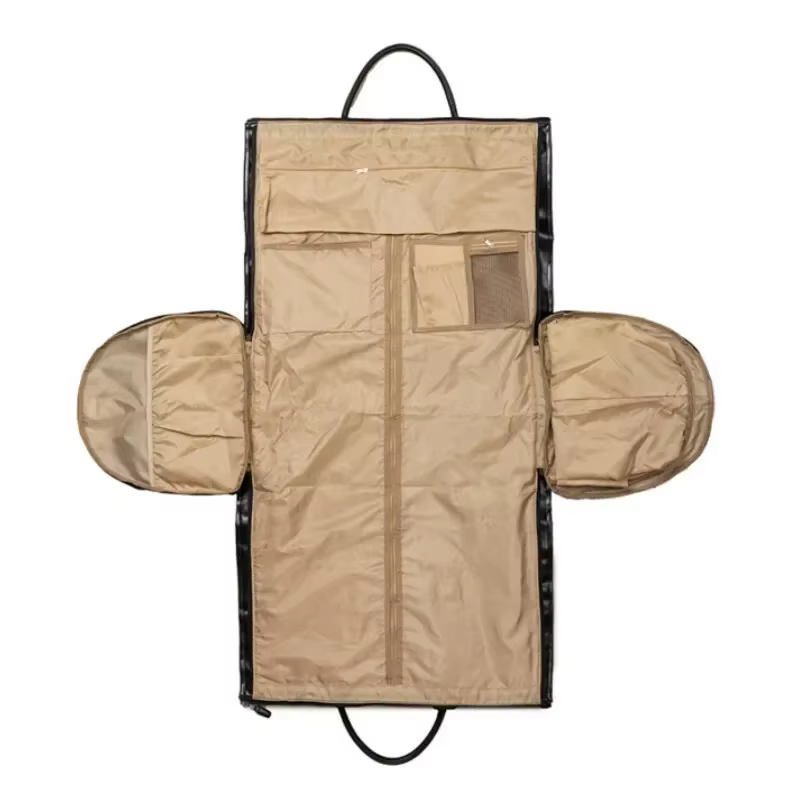 Sac de voyage d'affaires en cuir PU pour homme, grand sac de voyage convertible 2-en-1, imperméable,