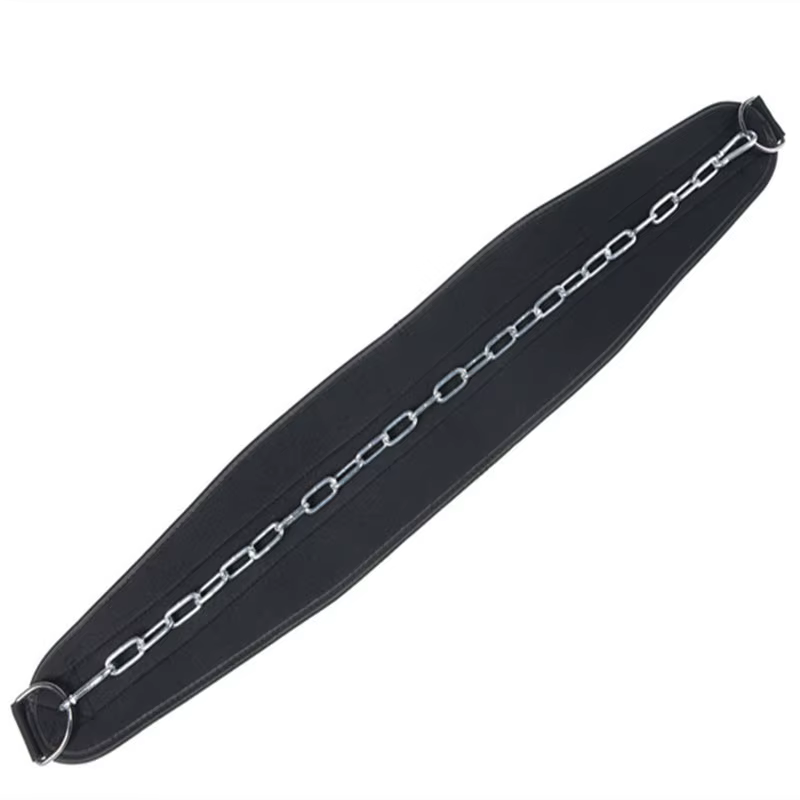 Ceinture côtelée lestée avec JODouble D-Ring, sangle de soutien dorsal, équipement de gymnastique à 