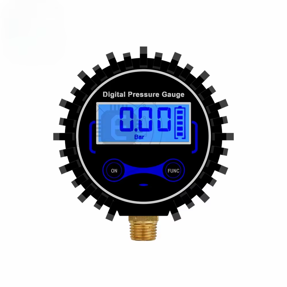 Manomètre numérique de pression d'air pour pneus, manomètre LCD avec LED et lumière LED pour voiture
