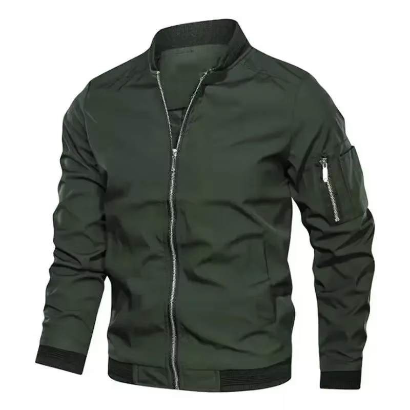 Veste d'automne pour hommes, uniforme de Baseball à manches longues, coupe-vent, veste fine de cycli