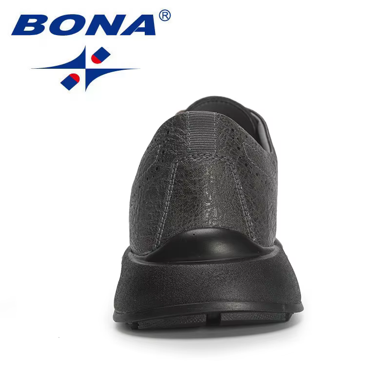 BONA nouveaux créateurs à la main en cuir véritable chaussures hommes espadrilles décontractées homm