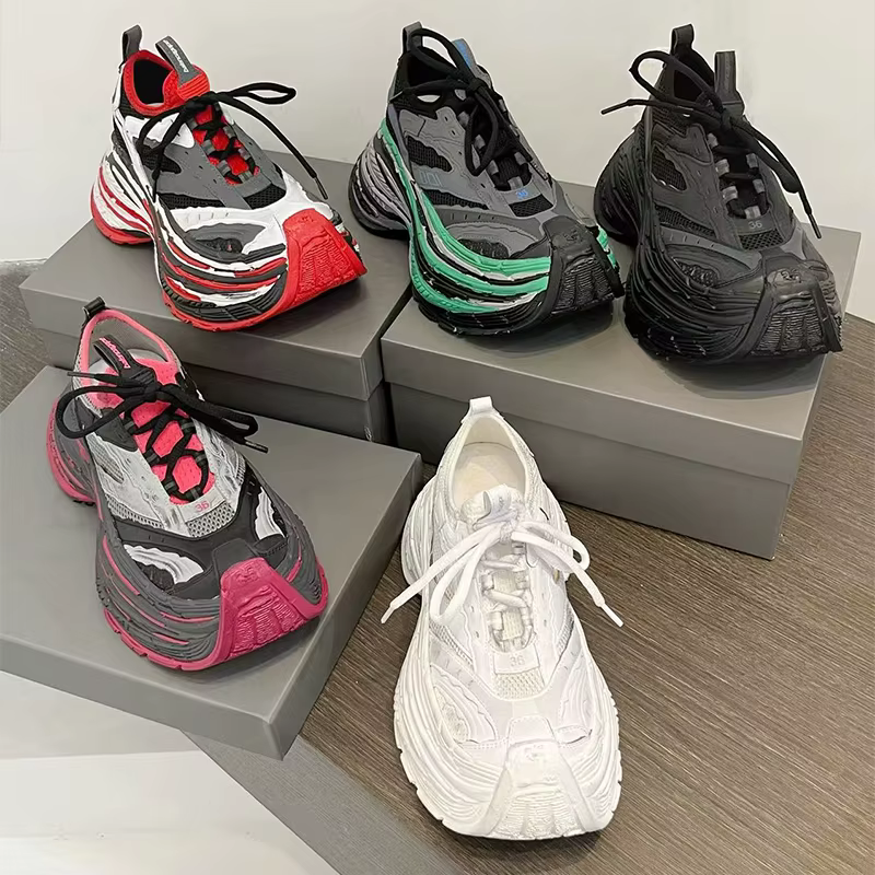 Couples chaussures de sport mode maille couleur correspondant décontracté en plein air hommes chauss