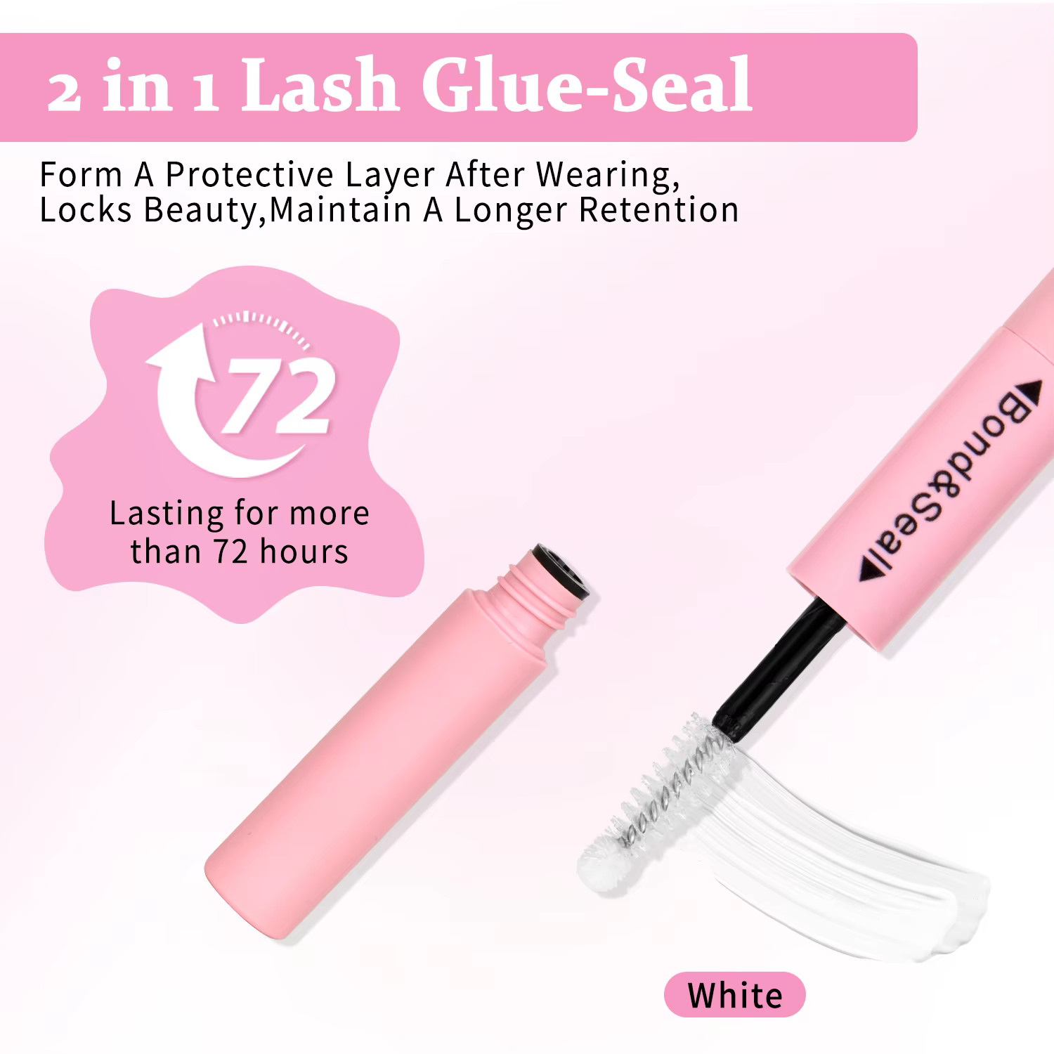 ISEEN – colle à cils 2 en 1, 10ml, pour grappes, adhésif pour cils, noir, longue durée, forte tenue