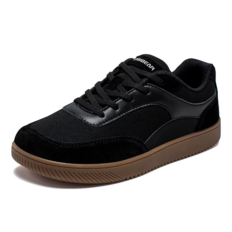 HOBIBEAR unisexe baskets à bout large femmes hommes minimaliste chaussures antidérapantes à lacets m