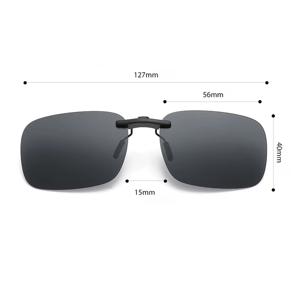 KLASSNUM-Lunettes de soleil polarisées sans monture pour hommes et femmes, verres à clipser étroits,