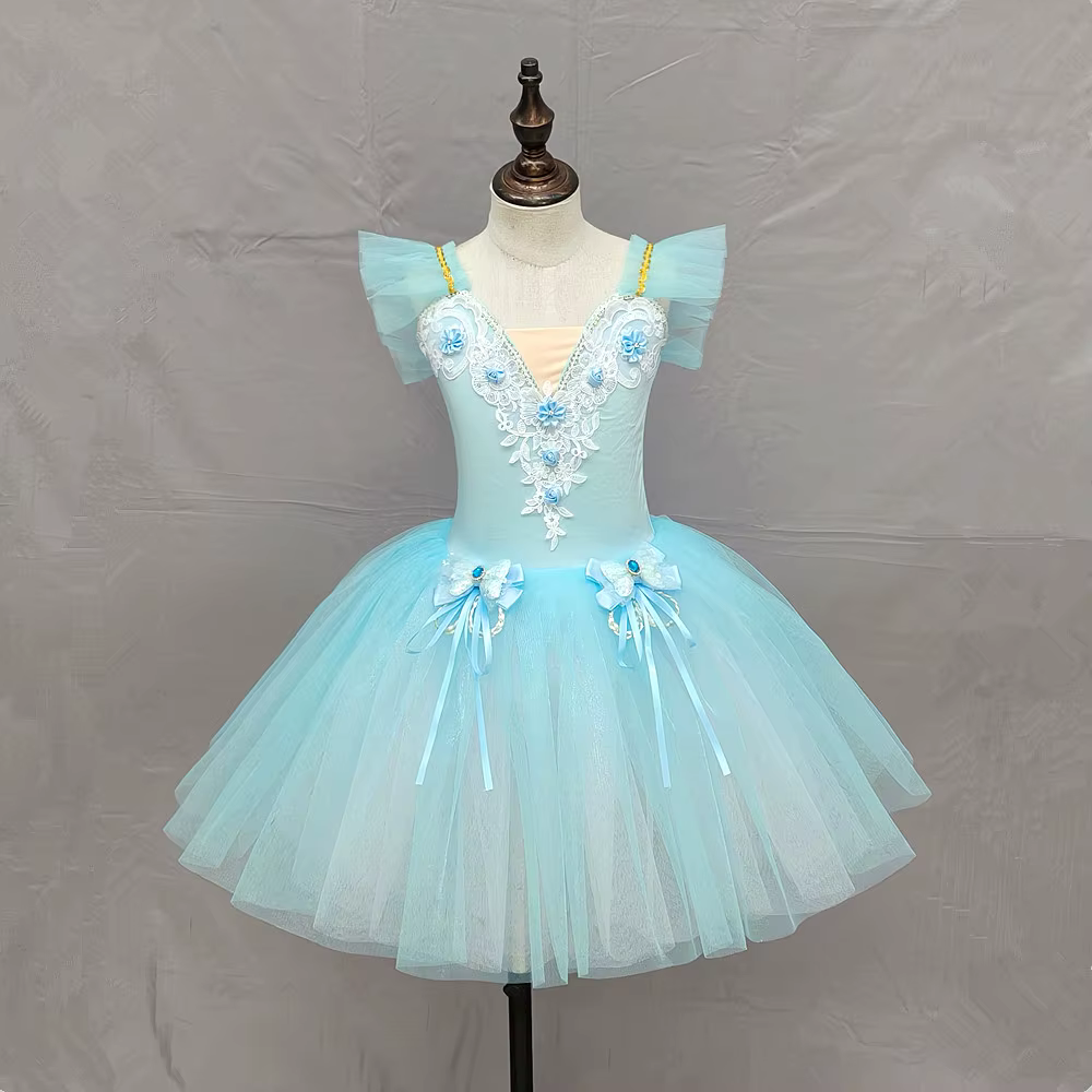 Jupe de ballet pour enfants, jupe de danse pour filles, programme de danse sur campus, costume de da