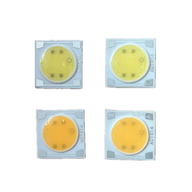 Perles lumineuses LED COB avec support en céramique, puce IC intelligente pour budgétaire extérieur,