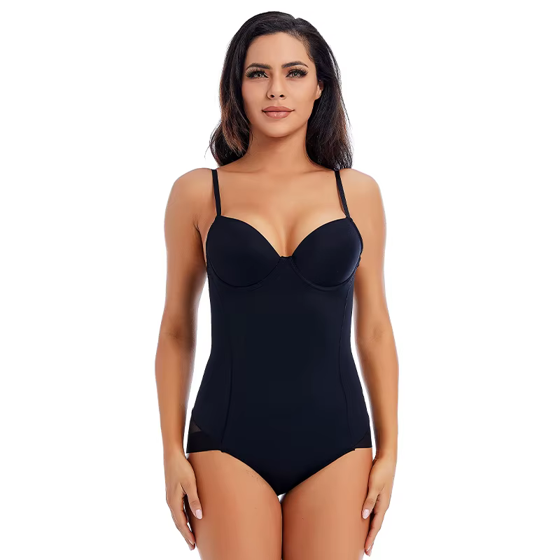 Lingerie Sexy Slim soie solide Shapewear pour femmes lisse doux body ventre Shaper sous-vêtements Li