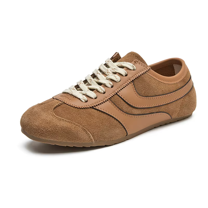 Chaussures d'entraînement allemandes pour femmes 2026 – Nouvelles baskets en cuir véritable pour fem