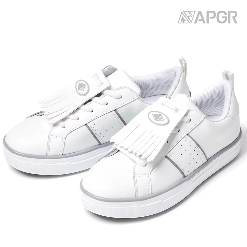 [Apgr] Chaussures de golf Tesl en cuir véritable pour femmes, pour l'entraînement sur le terrain, sa