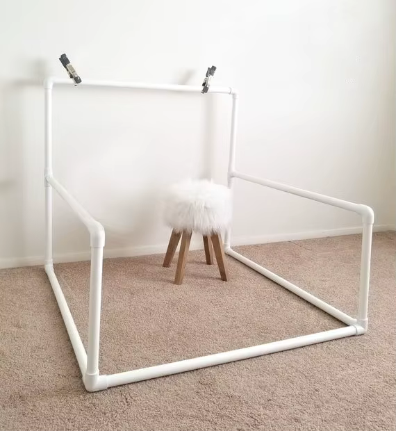 Toile de fond de photographie de nouveau-né posant un support en PVC, poseur de voyage portable, por