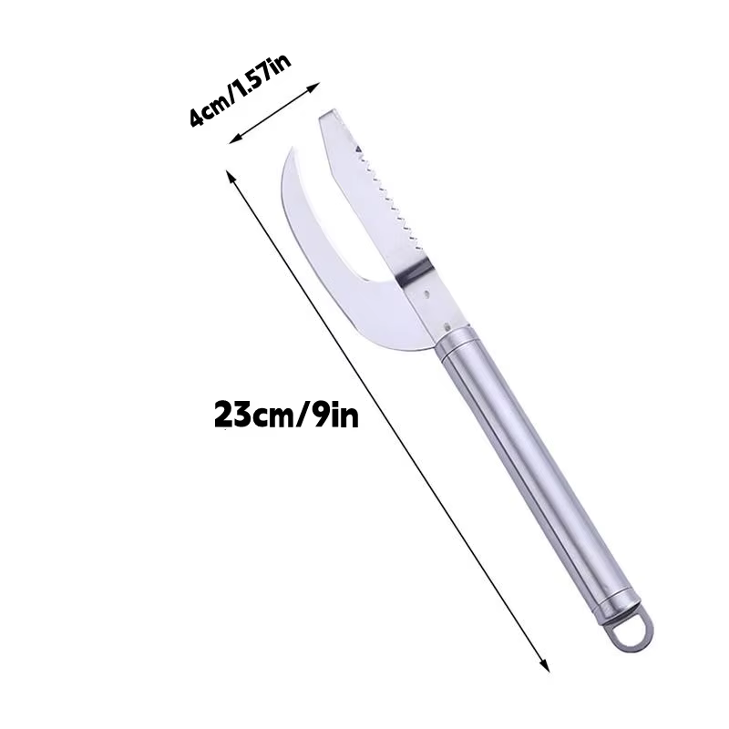 Brosse à peau de poisson 2 en 1, élimine rapide, grattoir à écailles de poisson, outil de raboteuse,