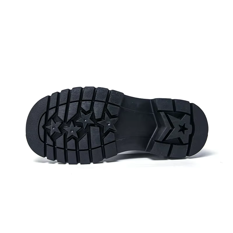 Nouvelles chaussures de travail personnalisées à semelles épaisses pour hommes à grande tête décontr