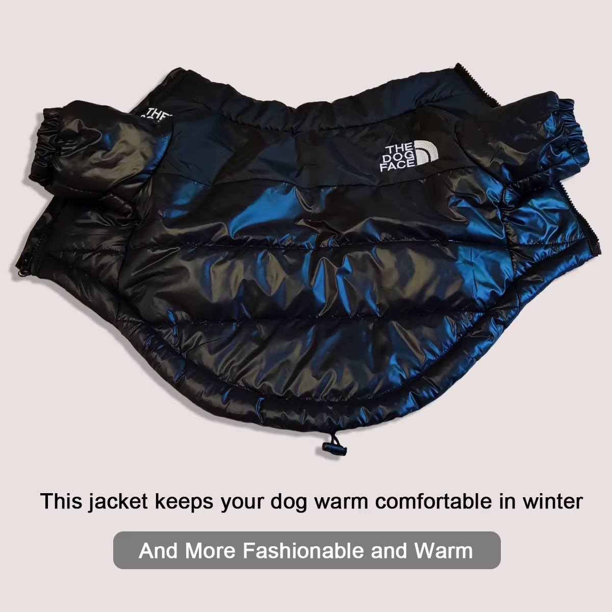 Vêtements d'hiver pour grands animaux de compagnie, veste coupe-vent chaude pour petit et moyen gaba