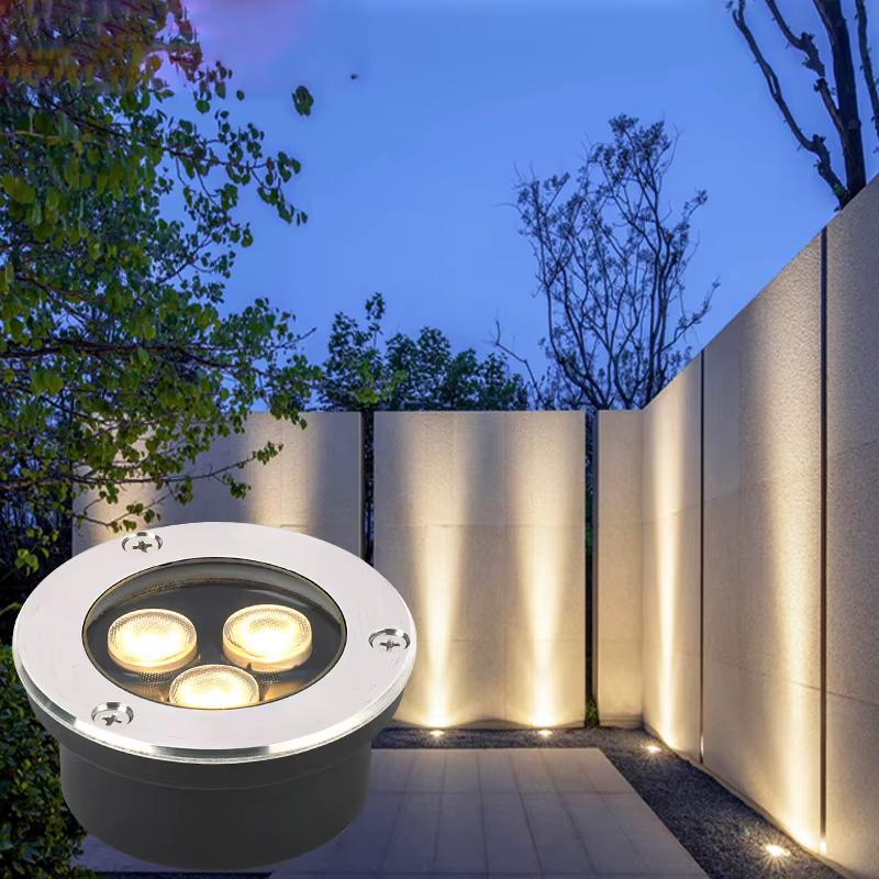 Spot Lumineux LED Fin et Encastrable, Imperméable Conforme à la Norme IP67, Éclairage d'Extérieur, I