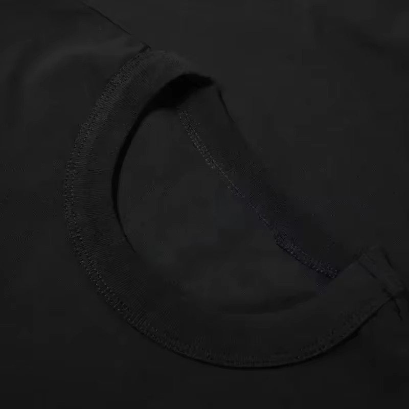 T-shirt à manches longues pour femmes, ample, col rond, polyvalent, blanc, 100% coton, confortable, 