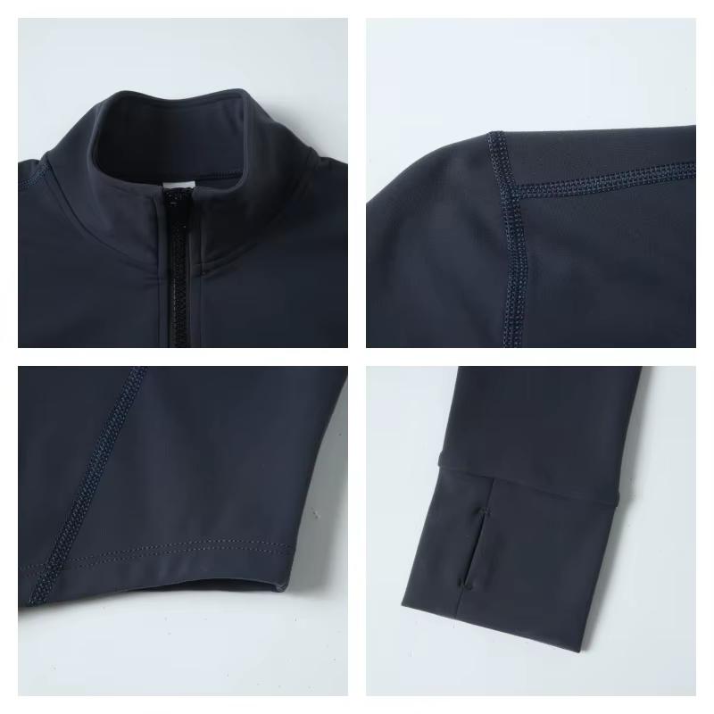 Hearuisavy Vestes de sport ultra-douces pour femmes, vêtements de yoga à fermeture éclair, vêtements