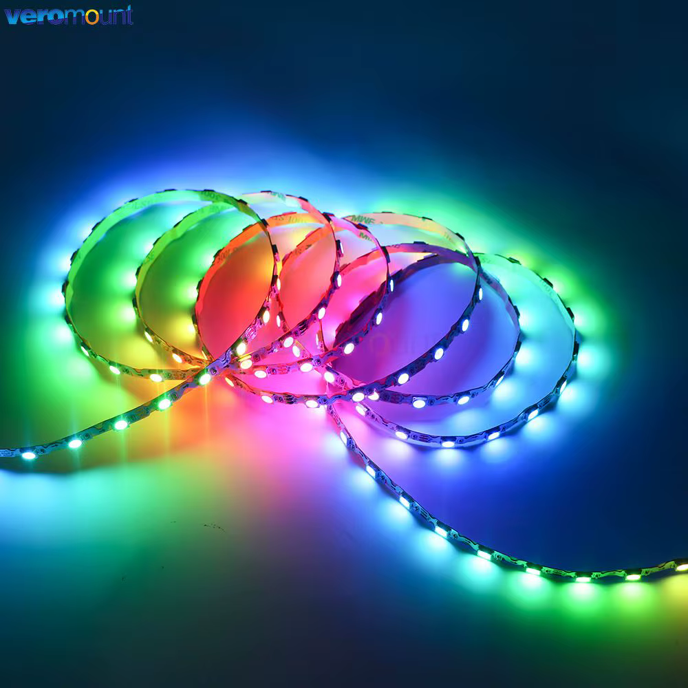 6mm étroit avec PCB S forme Flexible libre flexion WS2812B 5050 SK6812 3535 SMD adressable Pixel LED